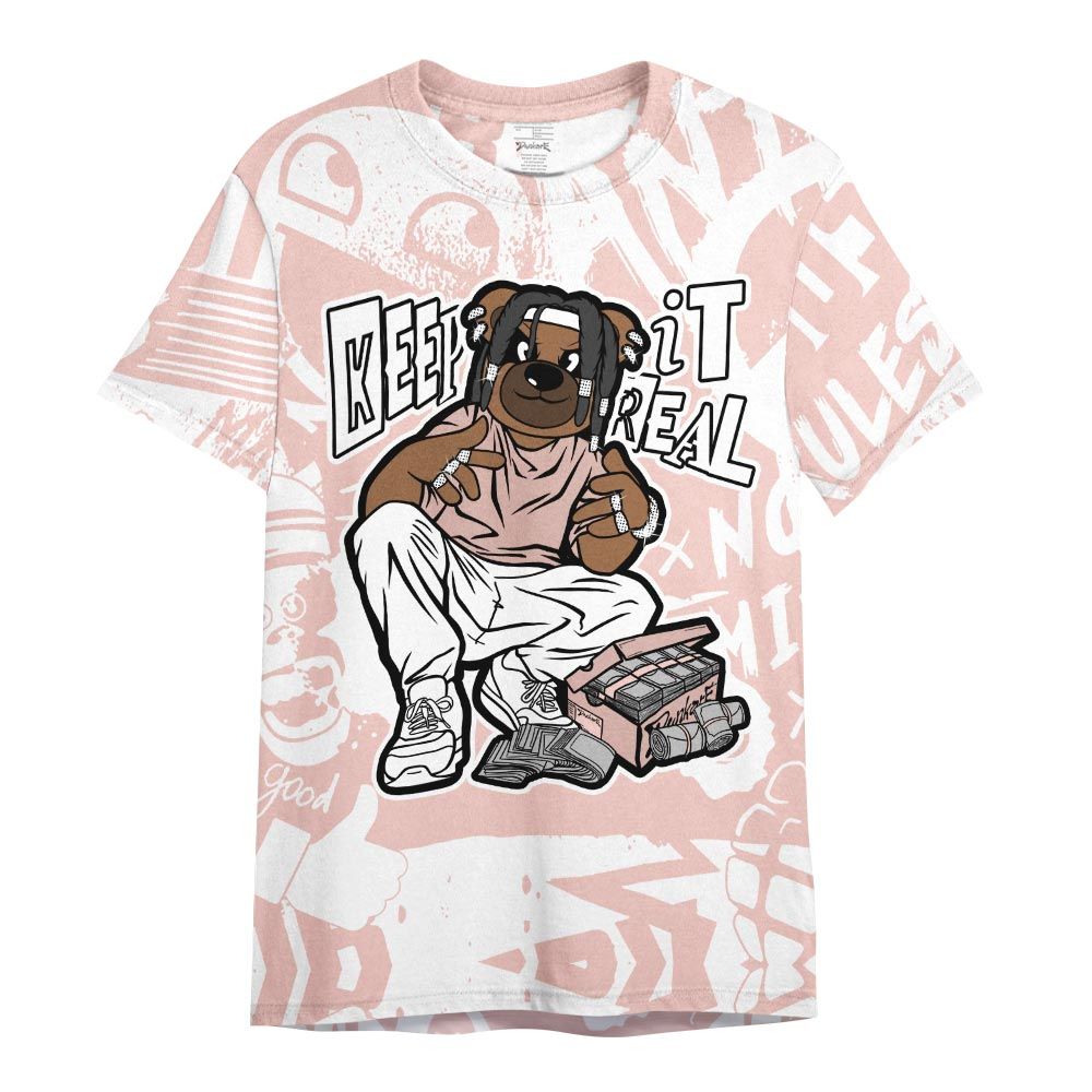 Shirt To Match Legend Pink 11s - Keep_in Auth Bear Monogram Graffiti Shirt Unisex