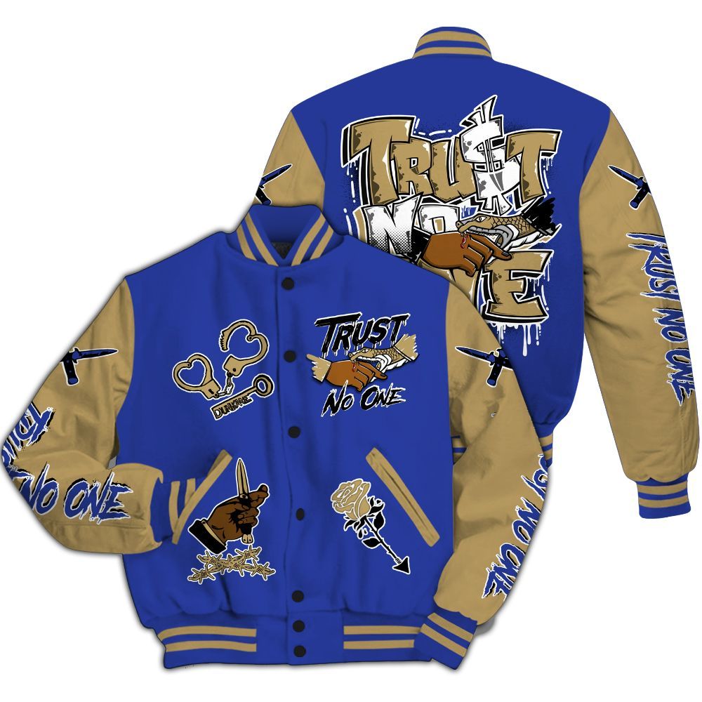 Varsity Jacket To Match Air 180 Concord - Trust No One Dripping All Over Print