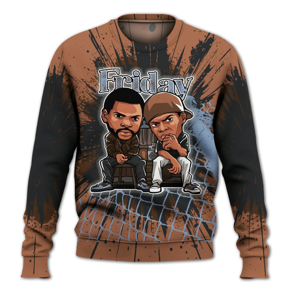 Sweatshirt To Match Air Foamposite Metallic Copper - Friday Movie All Over Print