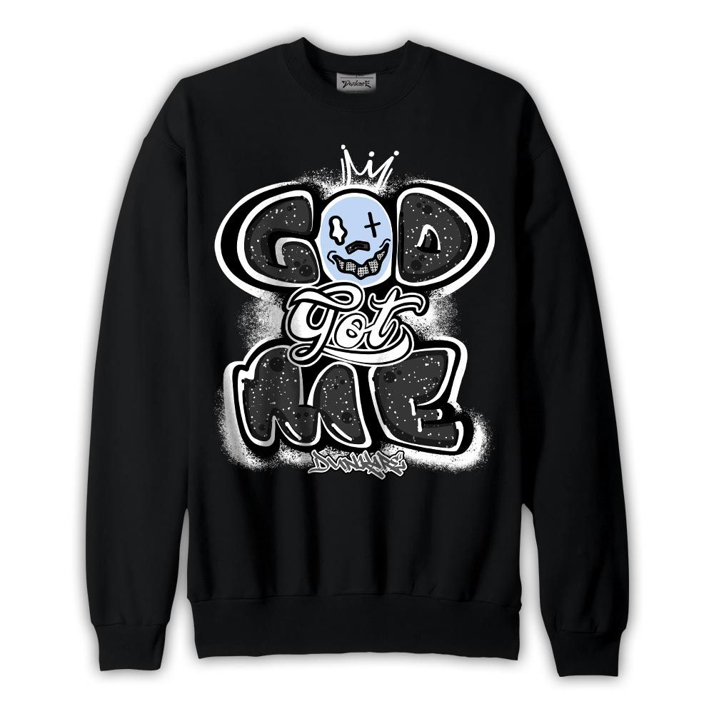 Sweatshirt To match Reverse Black White 6s Sweatshirt - God Got 2 Graffiti Graphic