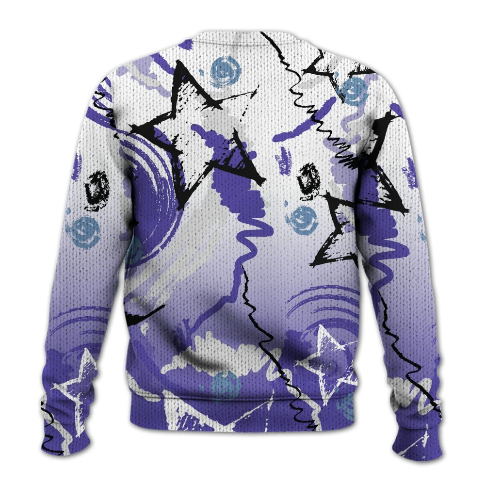 Knitted Sweater To Match Retro Concord 5s - Grind Shine Later Drip