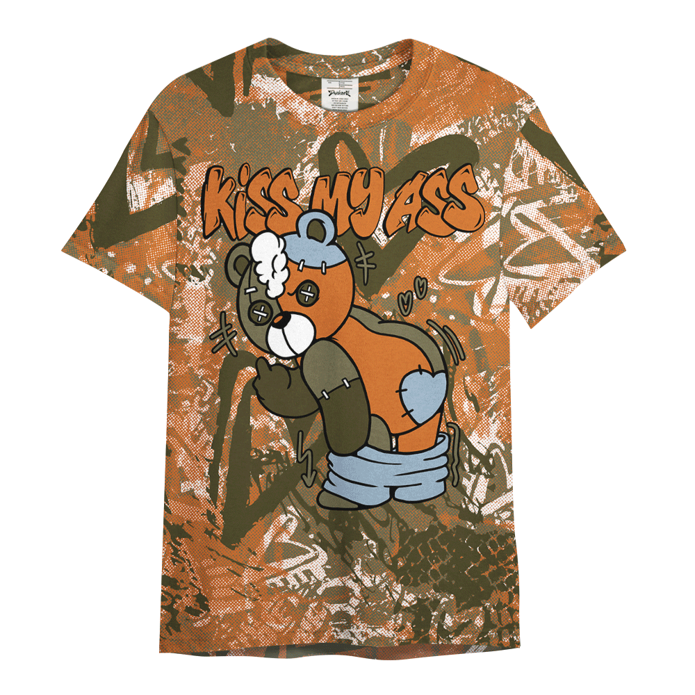 Shirt To Match Olive 5s - Kiss My Hugz Heart Grunge Graphics Shirt Unisex