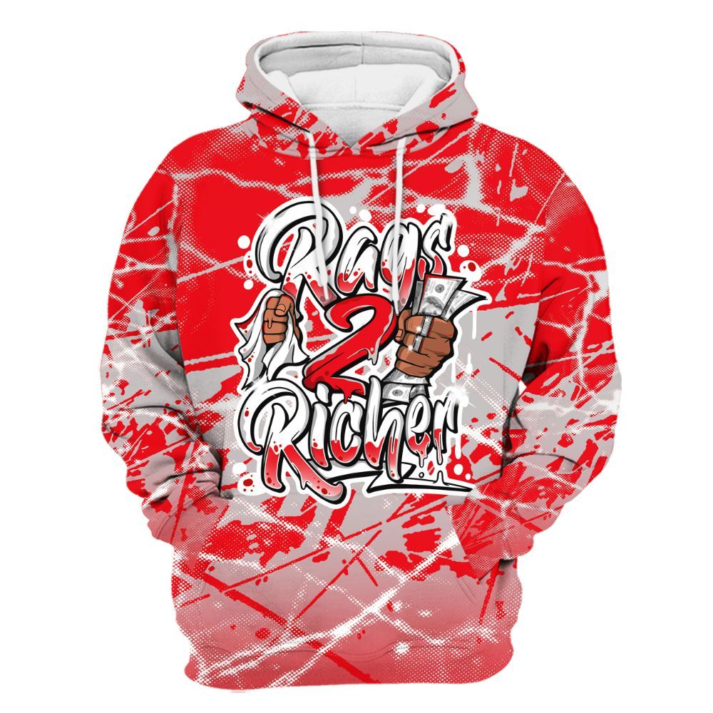 Hoodie To Match Air Max 1 Low Poly - Rag 2 Rich Graphic All Over Print