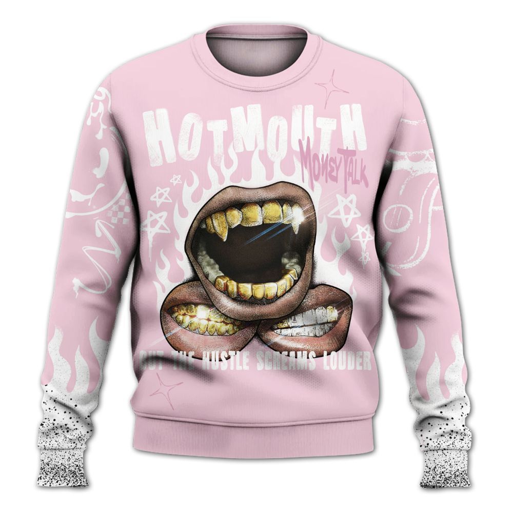 Sweatshirt To Match Orchid 4s - Mouth Burning Street Style All Over Print