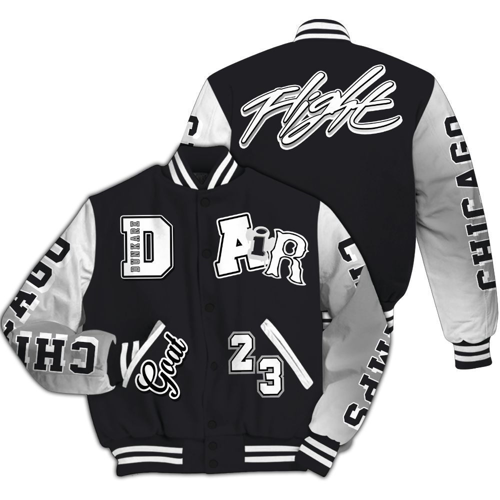 Varsity Jacket To Match Black Patent Low 17s - AIR Number 23 GOAT All Over Print
