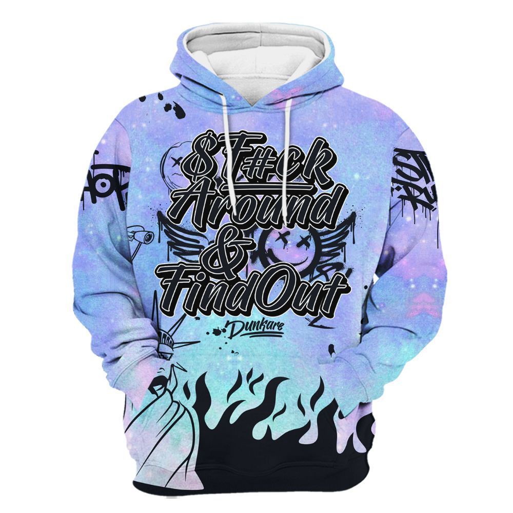 Hoodie To Match Zen Master 4s - Graphic Fck Around Find Out All Over Print