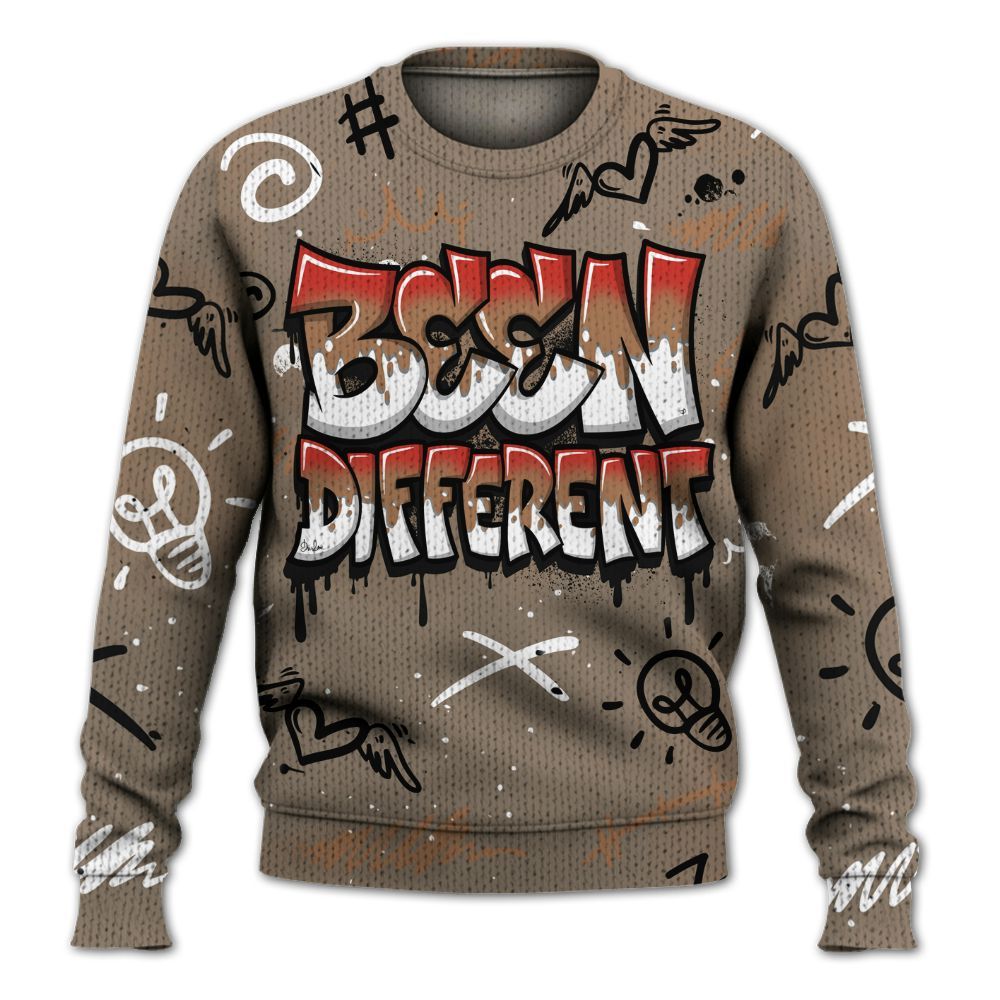 Knitted Sweater To Match Air Max Rocky Distressed - Drip Been Di2ferent