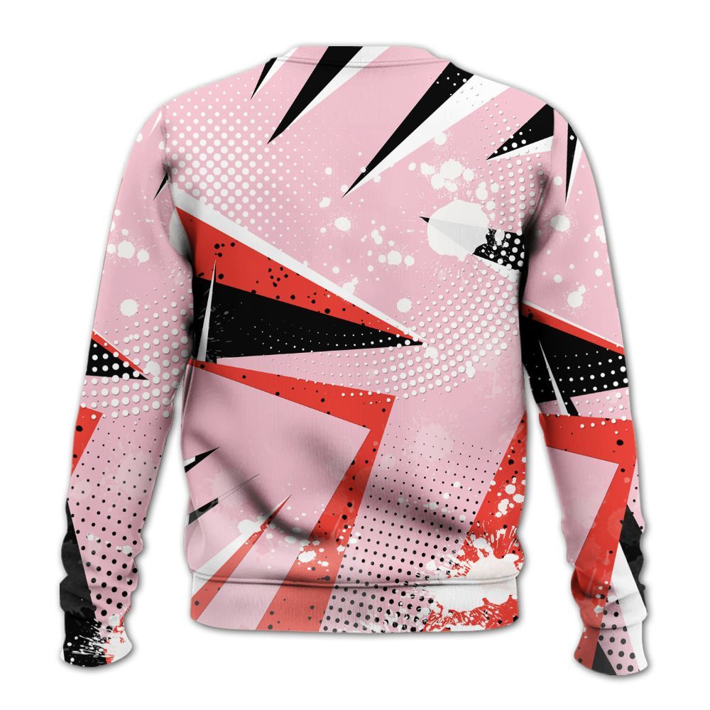Sweatshirt To Match Retro Awake Arctic Pink - Poly Trust No One Dripping All Over Print