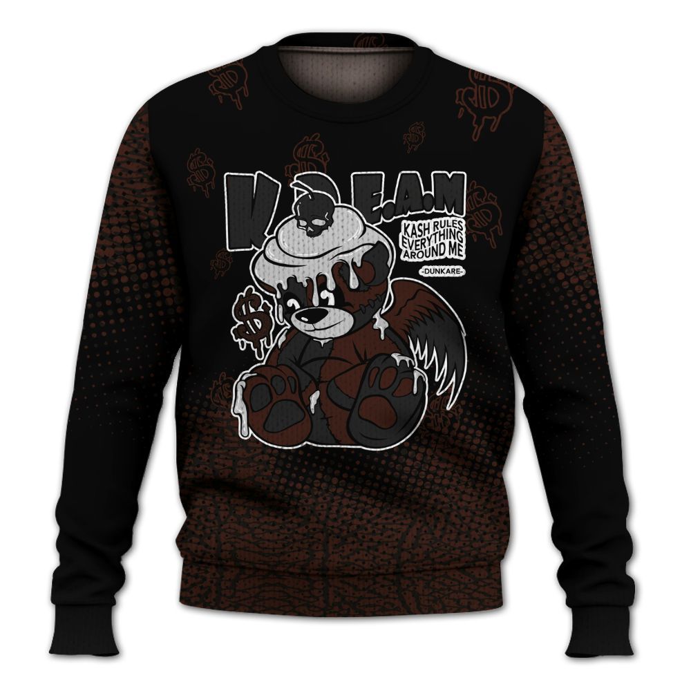 Knitted Sweater To Match Air Force 1 Low Halloween Skull 2024 - Loot Bear Unique Drip