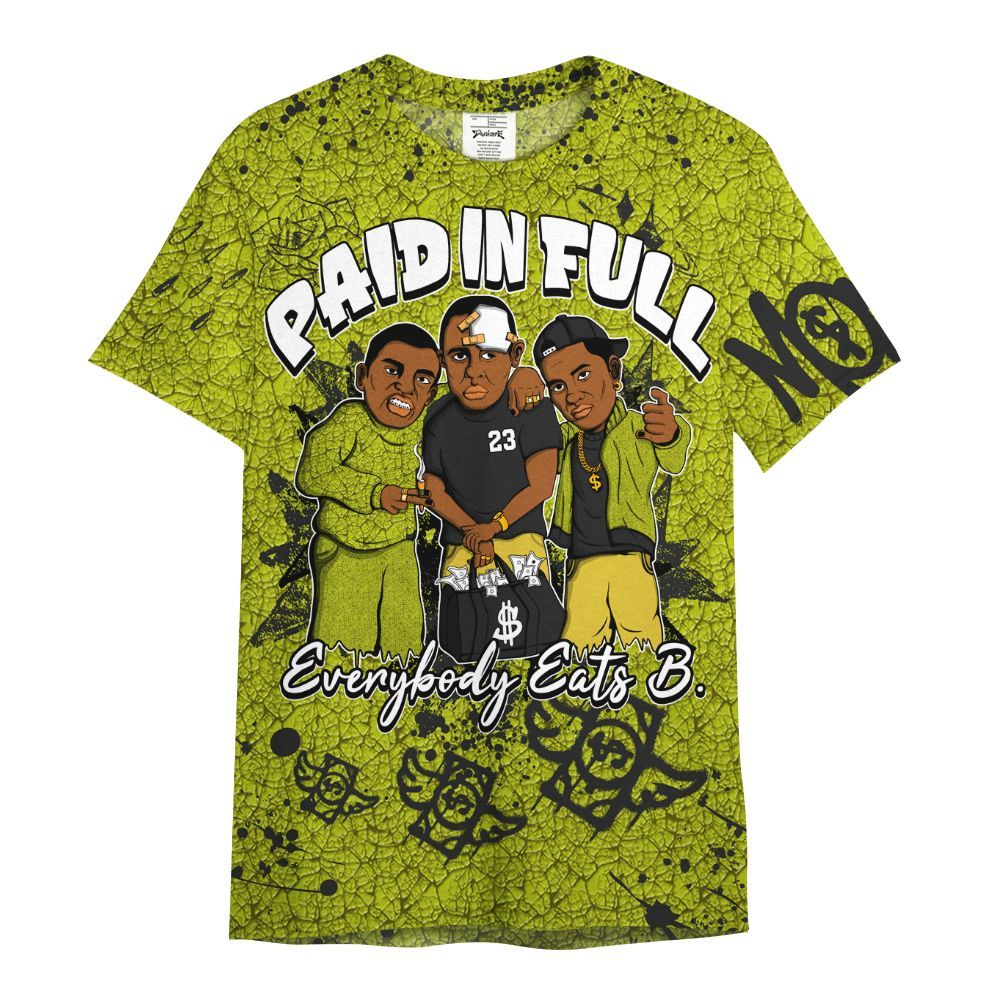 Shirt To Match Dunk Low QS Halloween Skull - Everybody Paid In Full Crayon All Over Print