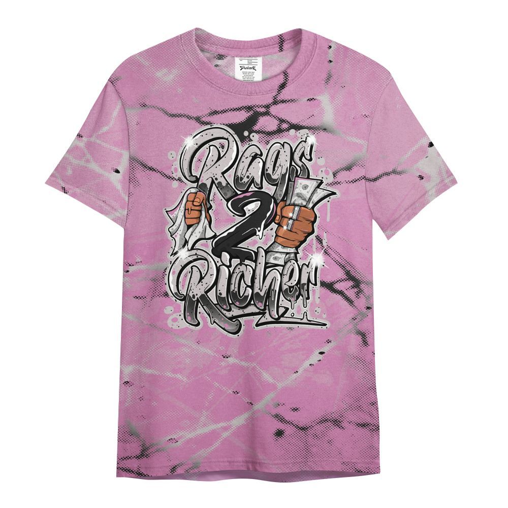 Shirt To Match Neutral Grey Black White Orchid 4s - Rag 2 Rich Graphic All Over Print