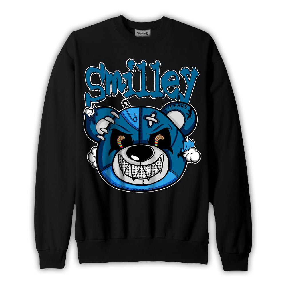 Sweatshirt To match Sweatshirt Smilley Bear, Powder Blue 9s Sweatshirt To Match Sneaker 2404 NCMD