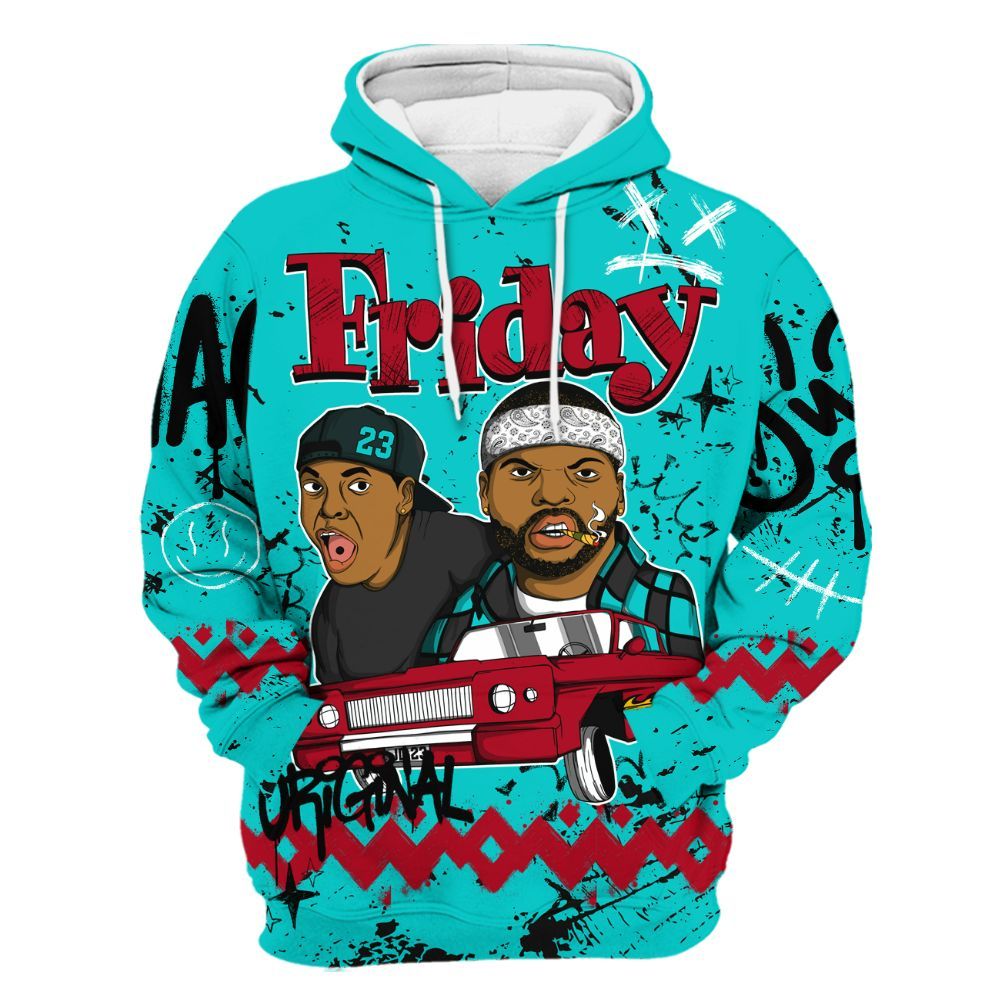 Hoodie To Match Air Griffey Max 1 Freshwater - Friday Sneaker Crayon All Over Print