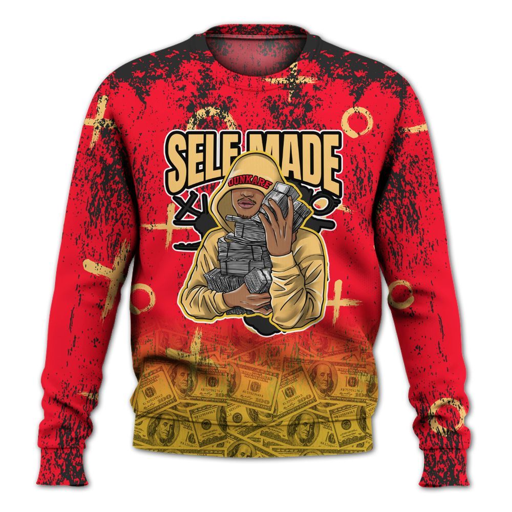 Sweatshirt To Match KD 18 Air Bakin - Selfmade Unique Grunge All Over Print