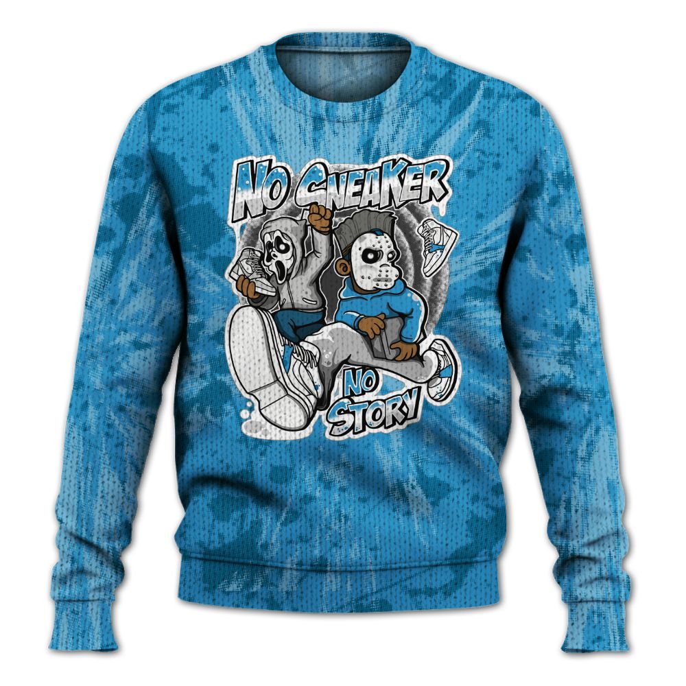 Knitted Sweater To Match Powder Blue 9s - Sneakers Make Story Graphic Luxury