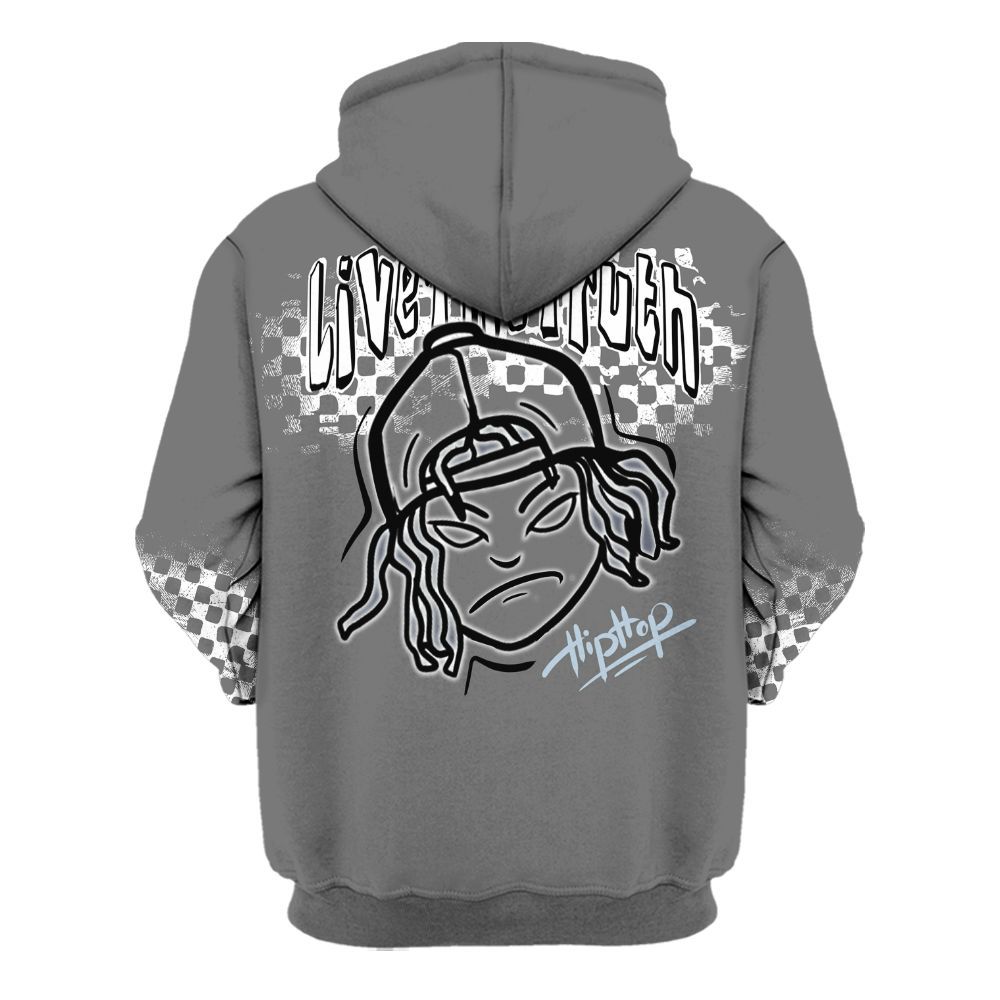 Hoodie To Match Cool Grey 6s - Feel Life Street Style All Over Print