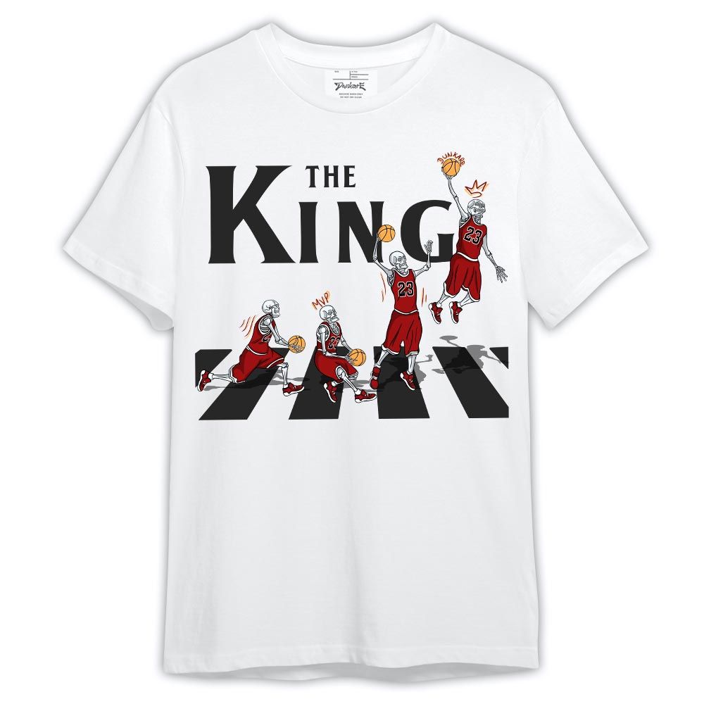 Shirt To Match Red Taxi 12s - The King Basketball Shirt Outfit 0605 TCD
