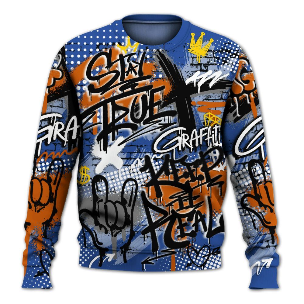 Sweatshirt To Match Palermo GS League - True It Real Graffiti Streetwear All Over Print