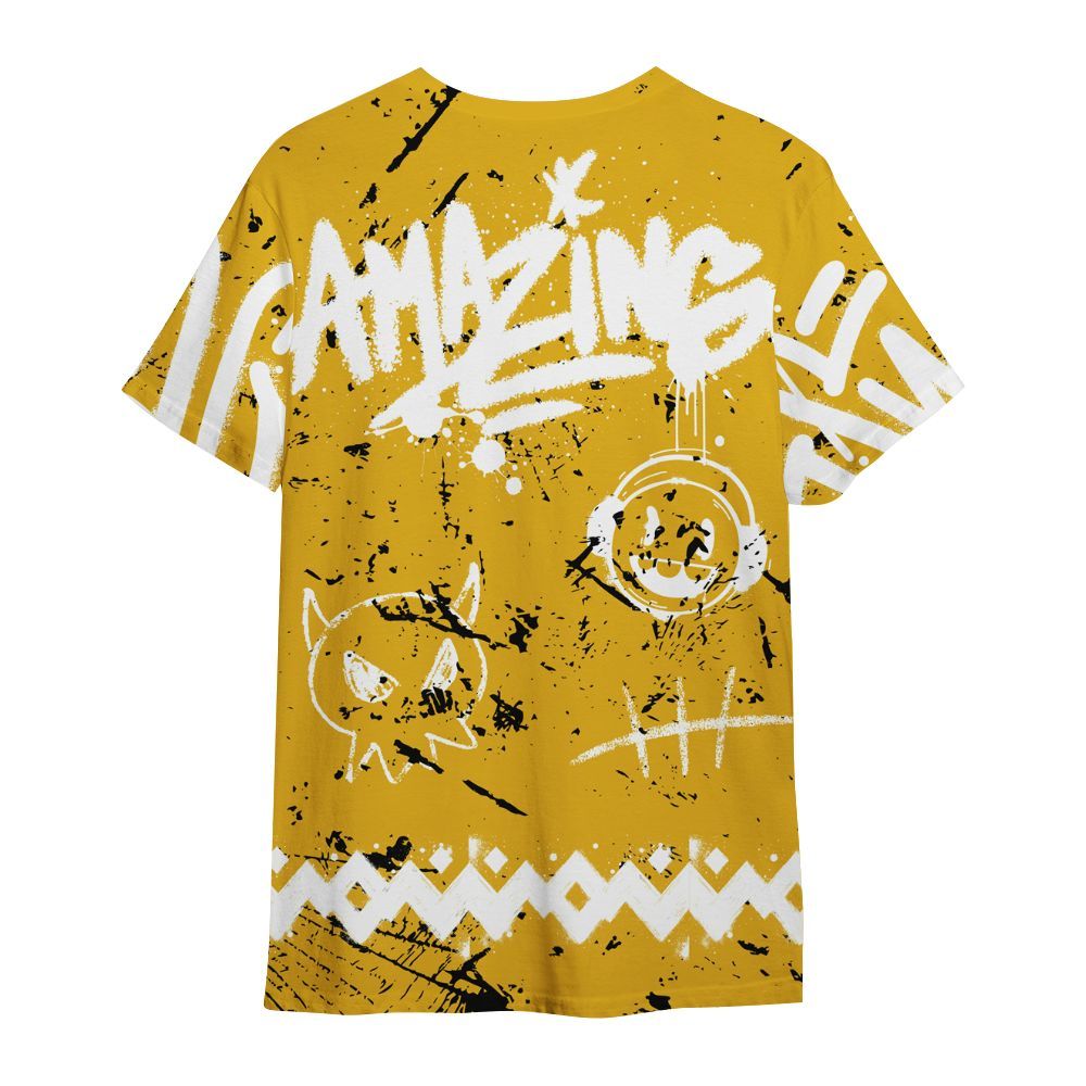 Shirt To Match Vivid Sulfur 4s - Friday Sneaker Crayon All Over Print