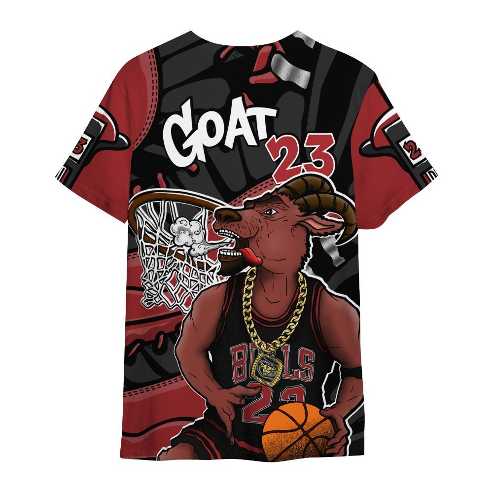 Shirt To Match Alternate Flu Game 12s - Number 23 Style 12s All Over Print