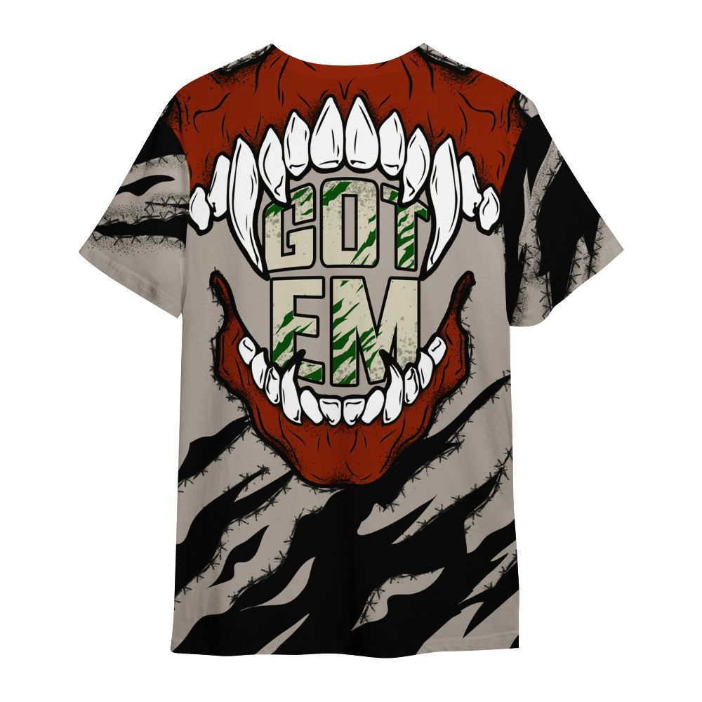 Shirt To Match El Grito 5s - GOT 'EM Skeleton Scratch All Over Print