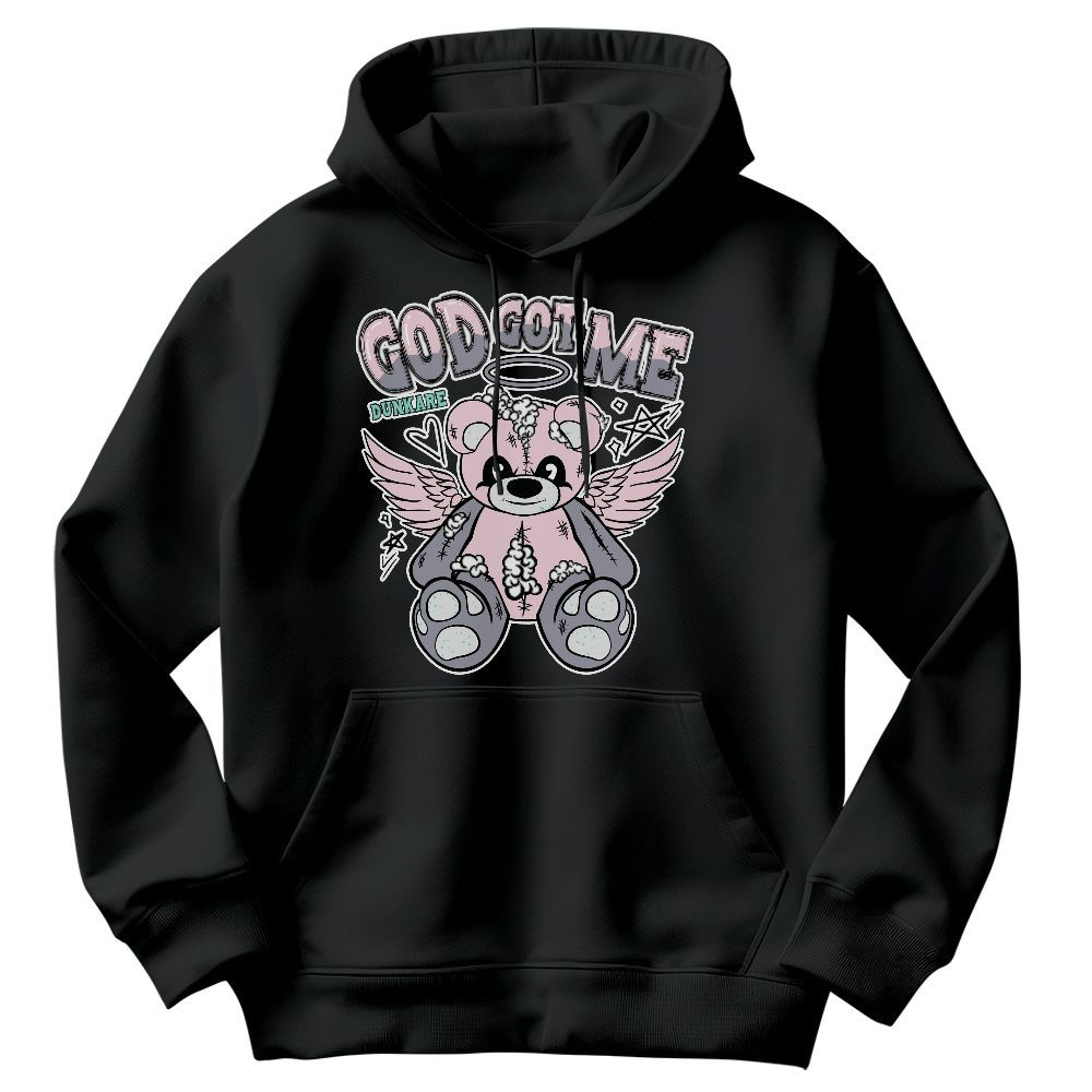 Sweatshirt To Match Retro Easter 5s - Gods Guides Me Bear Graphic