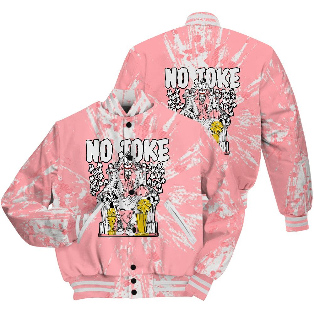 Varsity Jacket To Match Retro Wings 3s Shirt - Ain't Joke Skeleton Luxury All Over Print