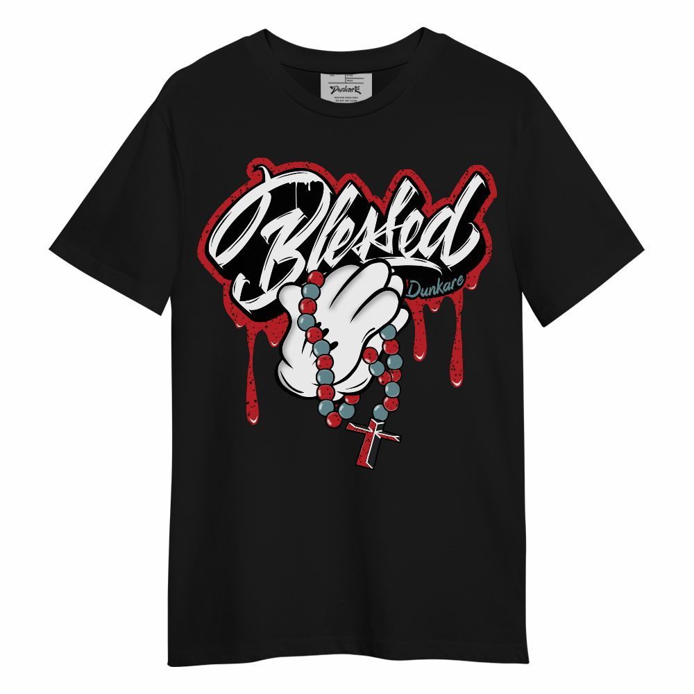 Shirt To Match Retro Halloween 5s - God Blessed Drip Graphic