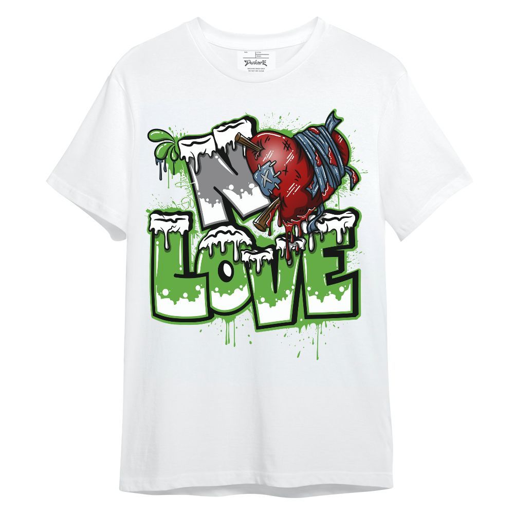 Shirt To Match Retro Green Bean 5s - Drip No Love Streetwear Unisex Shirt