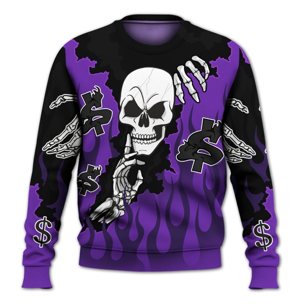 Sweatshirt To Match Kobe 9 Elite Low Moonwalker - Ones Move In Silence Graphic Trapped All Over Print