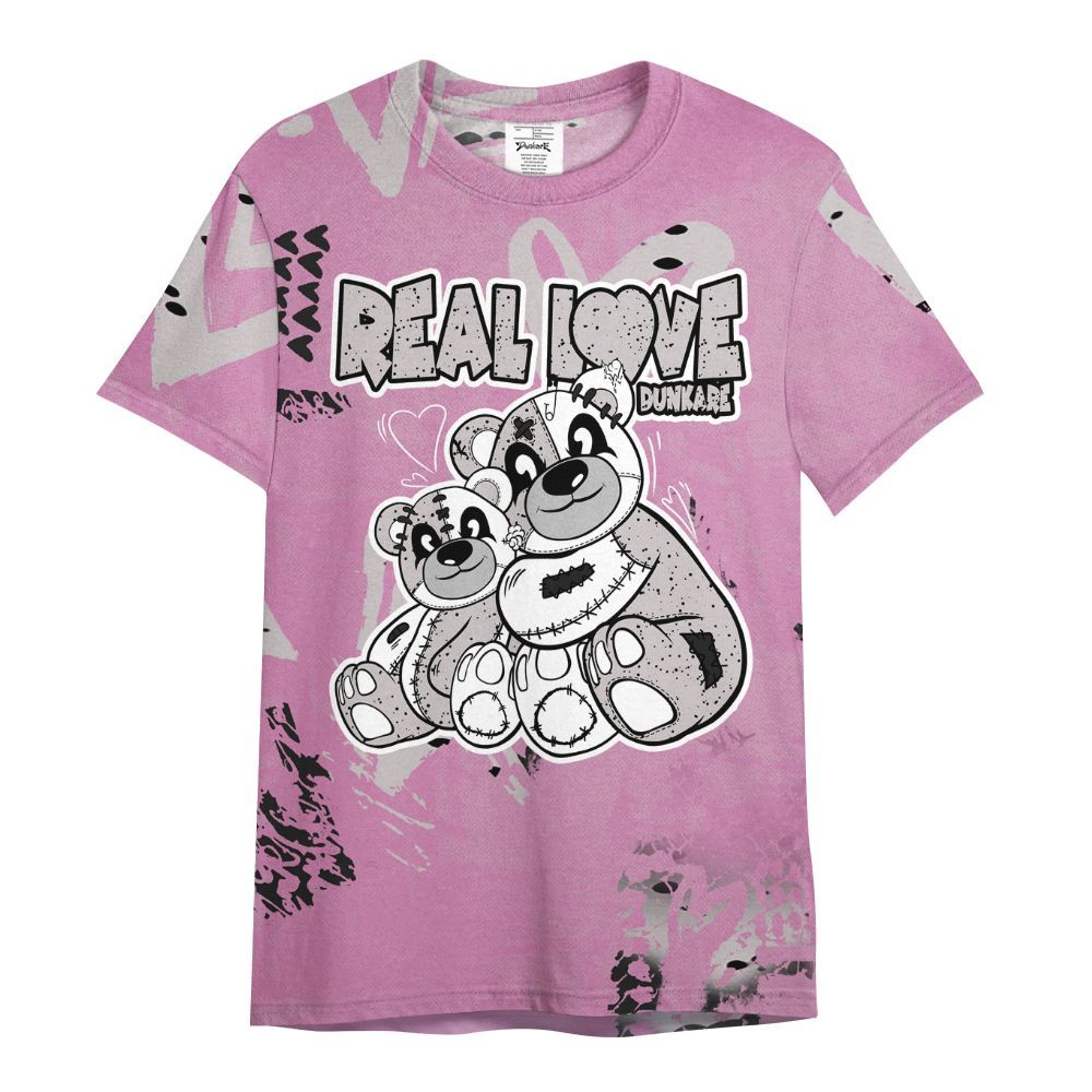 Shirt To Match Neutral Grey Black White Orchid 4s - Sincere Fondness Bear All Over Print