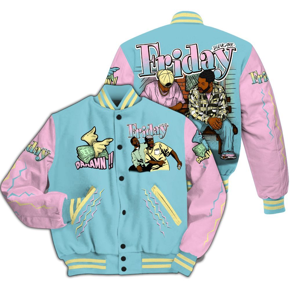Varsity Jacket To Match SB Dunk Low Visty - Friday Movie 90s TV All Over Print
