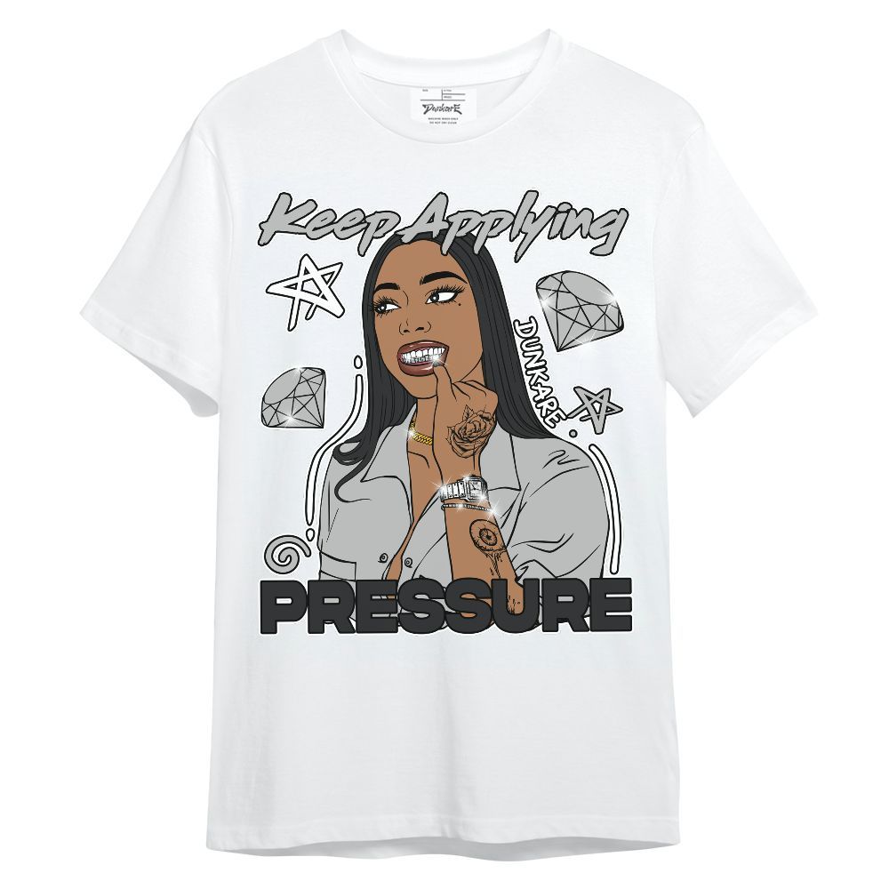 Shirt To Match Low 85 Metallic Black 1s - Pressures Unique Unisex Shirt