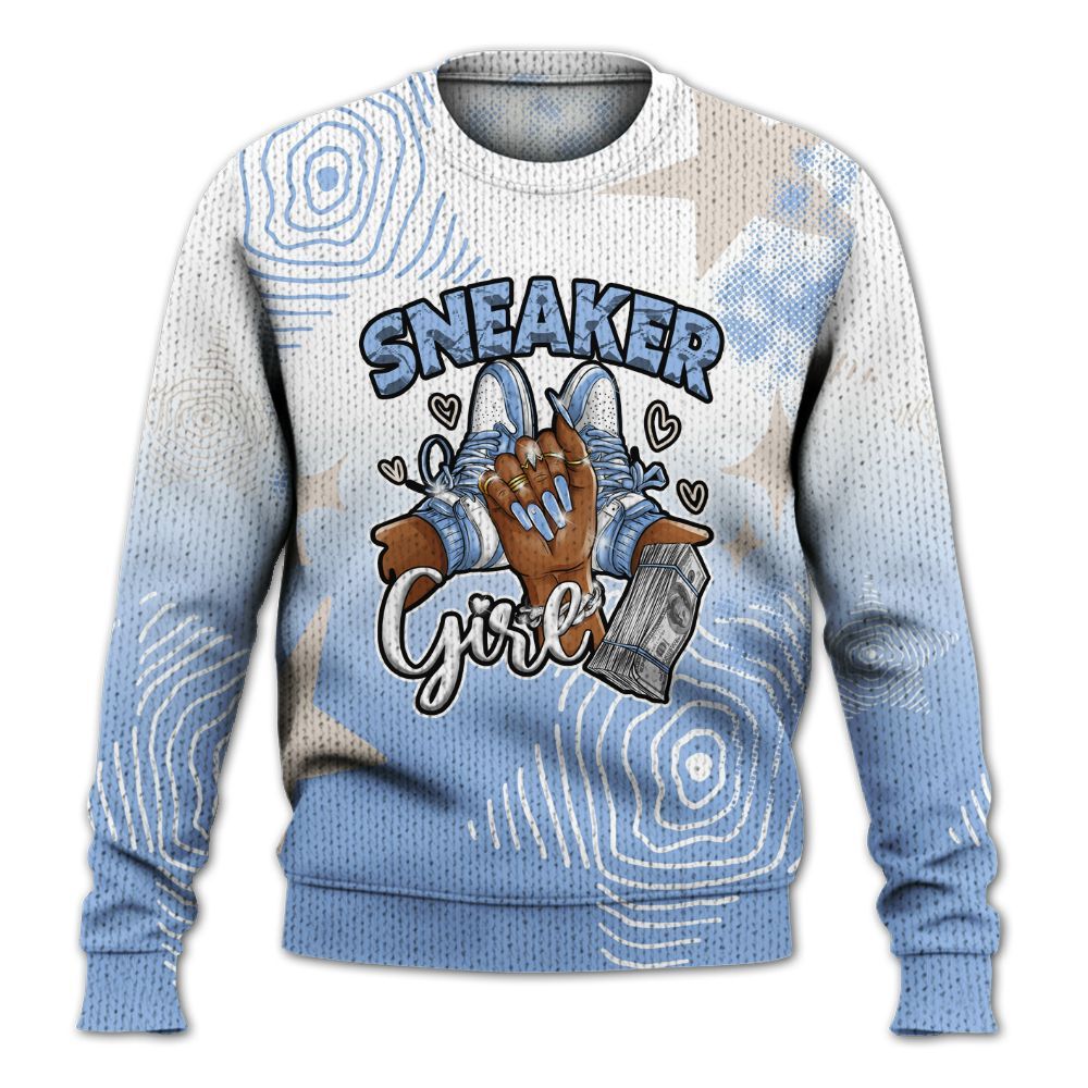 Knitted Sweater To Match Air Max 1 Royal Pulse - Sneakerz Girlz Unique Starz