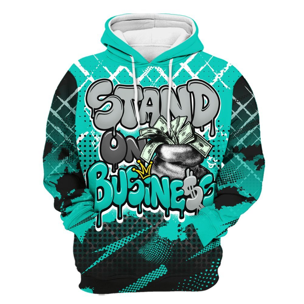 Hoodie To Match Air Max 95 Dark Tiffany - Halftone Stand Business Dripping All Over Print