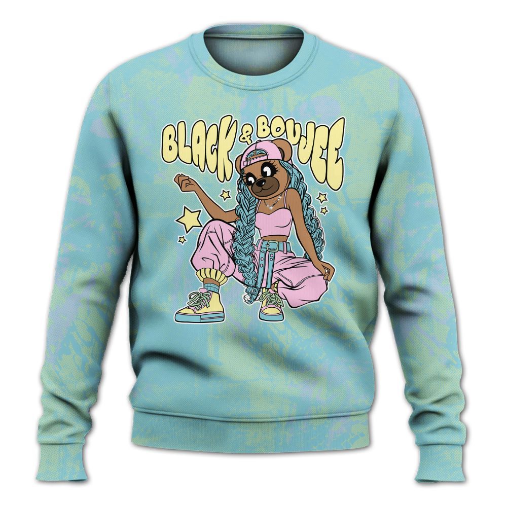 Sweatshirt To Match SB Dunk Low Visty - Boujee Girls Bear Heart Grunge All Over Print
