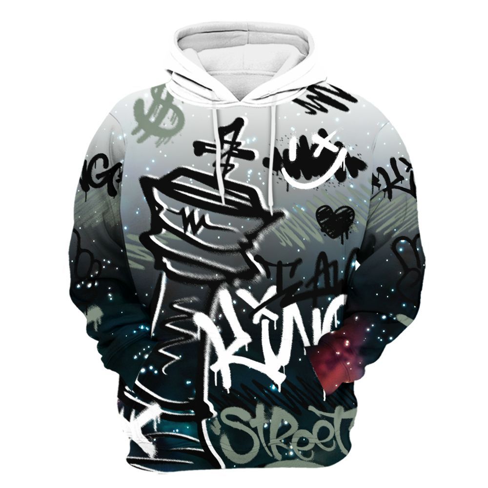 Hoodie To Match Air Foamposite One Galaxy - Street King Chess Streetwear All Over Print
