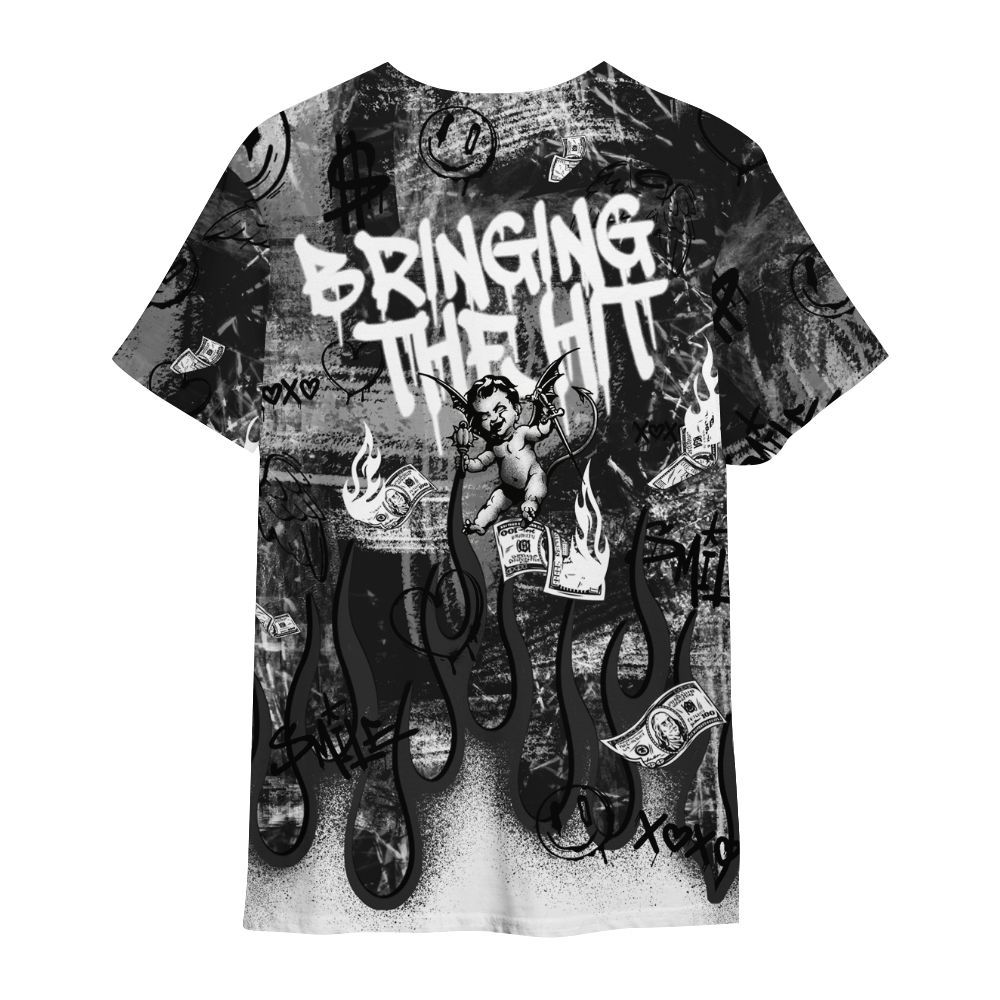 Shirt To Match White Thunder 4s - This That Sauce Angel All Over Print