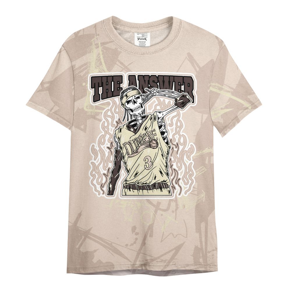 Shirt To Match A Ma Maniere X Fossil Stone 4s - Allen Answer Sk Messyz All Over Print