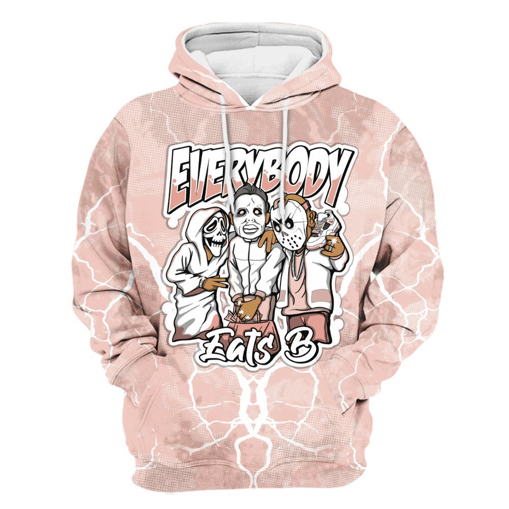 Hoodie To Match Low Legend Pink 11s - Everybody Eatin B Graphic Halloween All Over Print