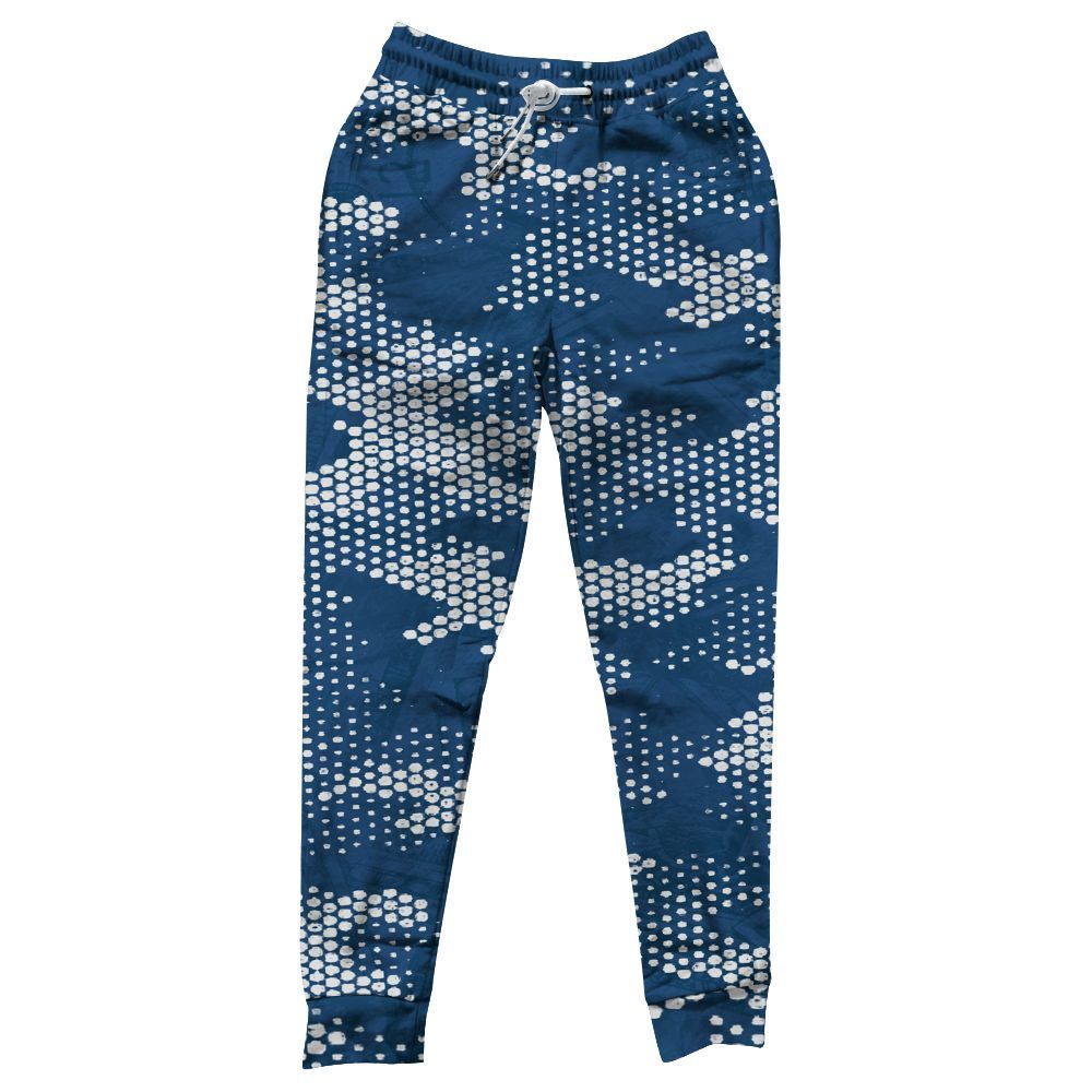 Sweatpant To Match High OG Midnight Navy 1s - Banknotes Art Graphic All Over Print