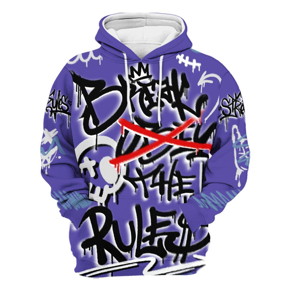 Hoodie To Match Retro Concord 5s - Break Rules Streetwear All Over Print