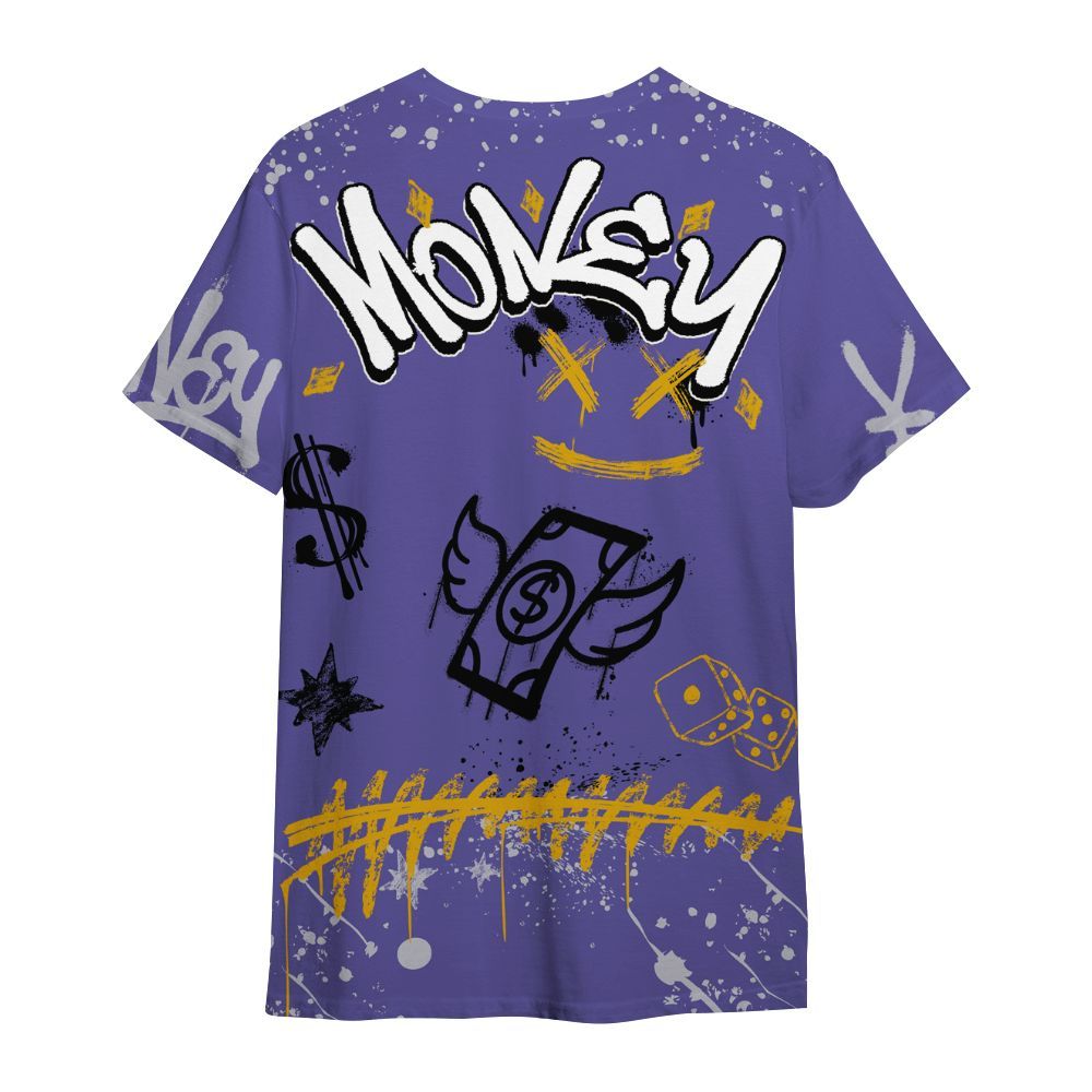 Shirt To Match Lakeshow 4s - Everybody Paid In Full Crayon All Over Print