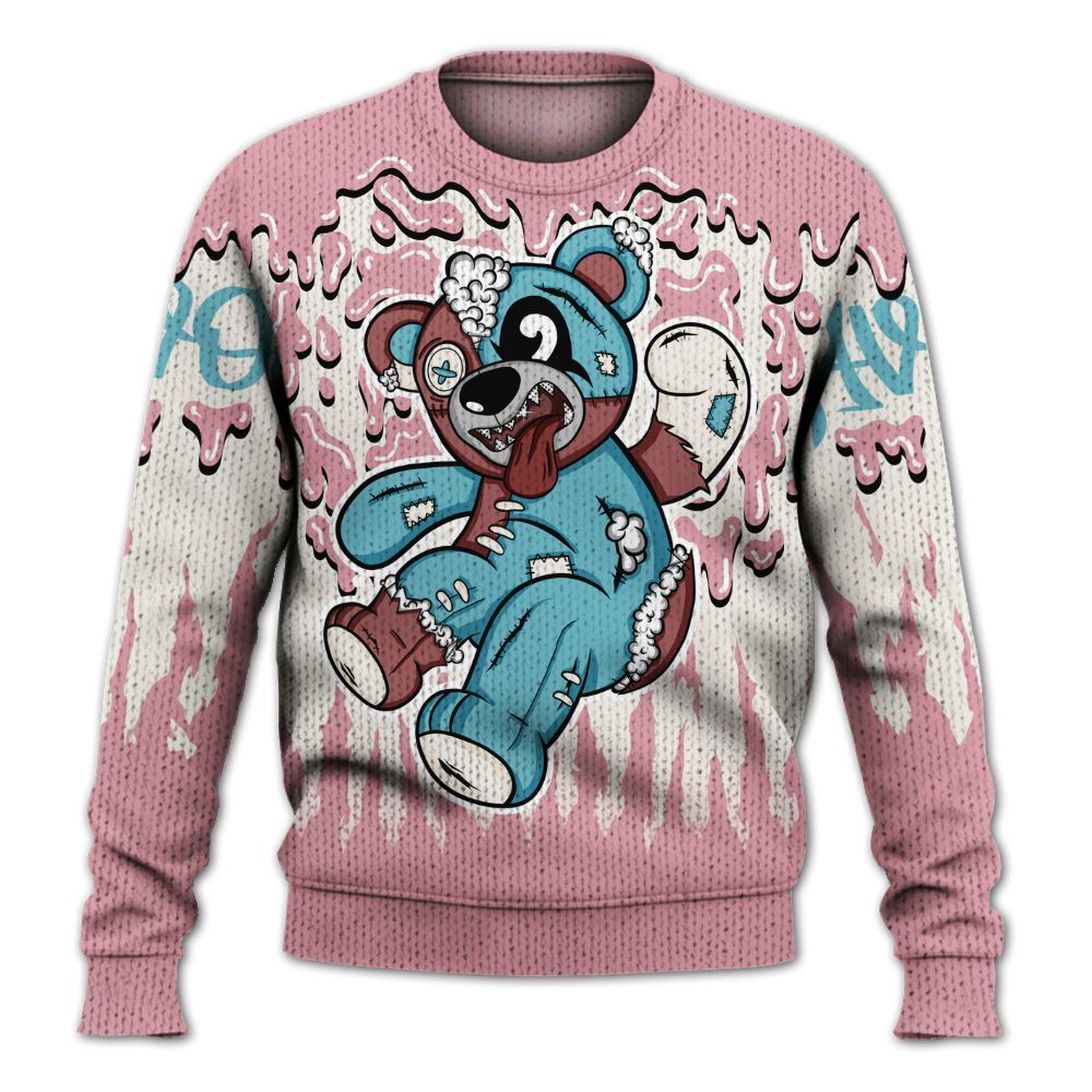 Knitted Sweater To Match Doernbecher 6s - Havok Bear Dripping