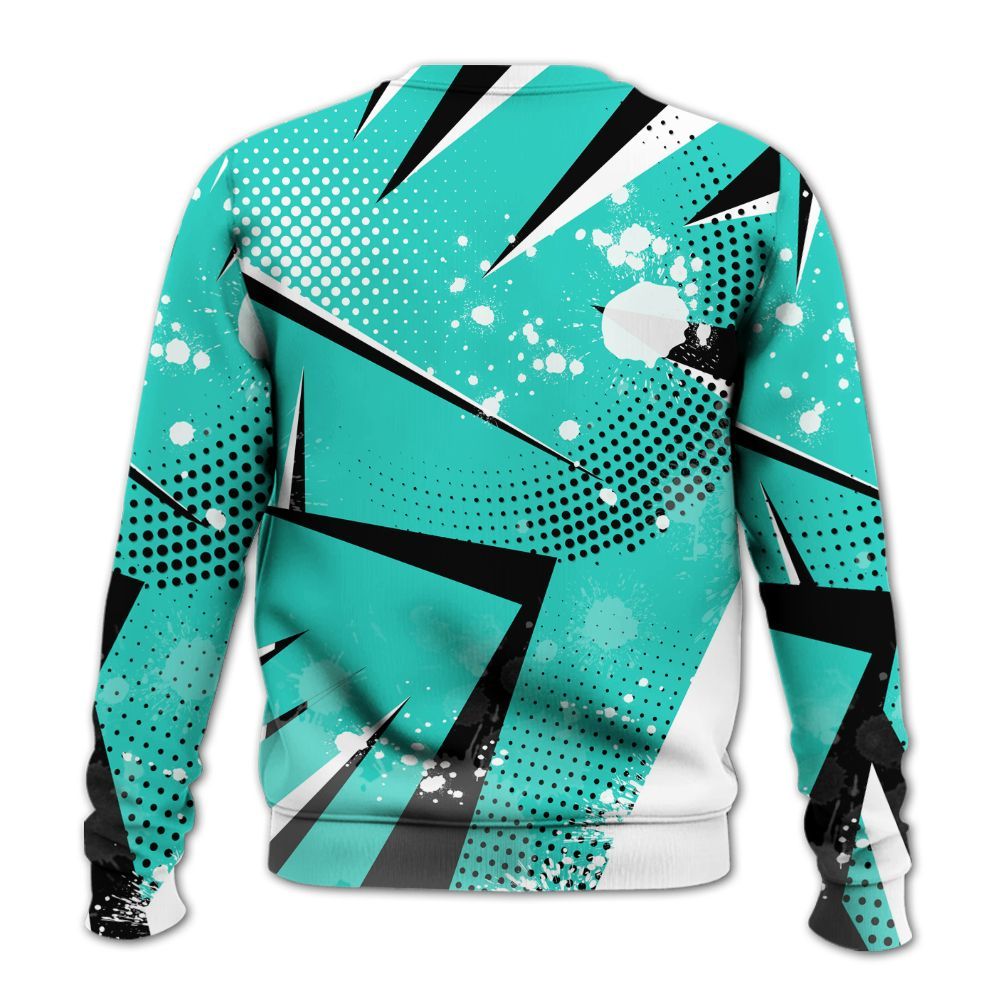 Sweatshirt To Match Dunk Low Clear Jade - Poly Trust No One Dripping All Over Print