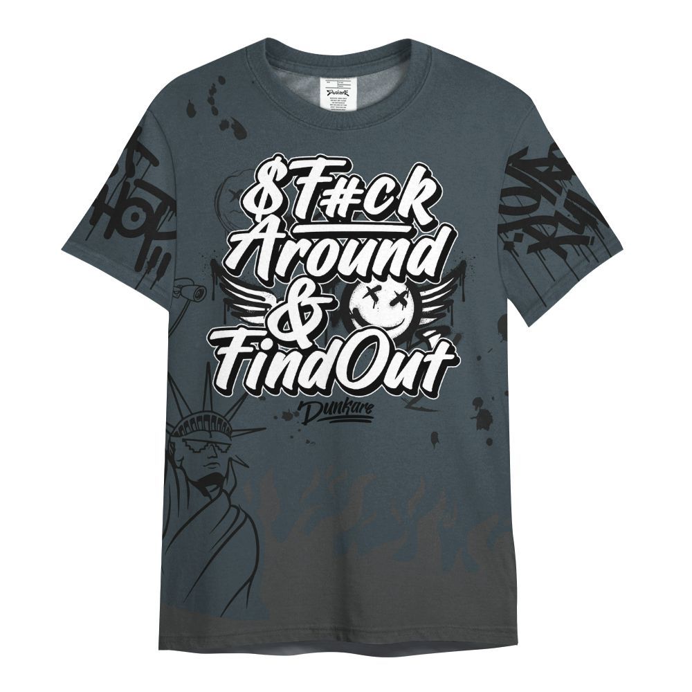 Shirt To Match Air Max Sunder Gore Tex Black - Graphic Fck Around Find Out All Over Print