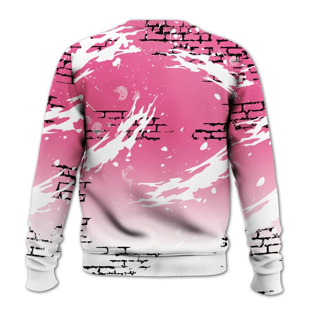 Sweatshirt To Match Air Max SNDR Hyper Pink - Values Of Loyalty Drip All Over Print