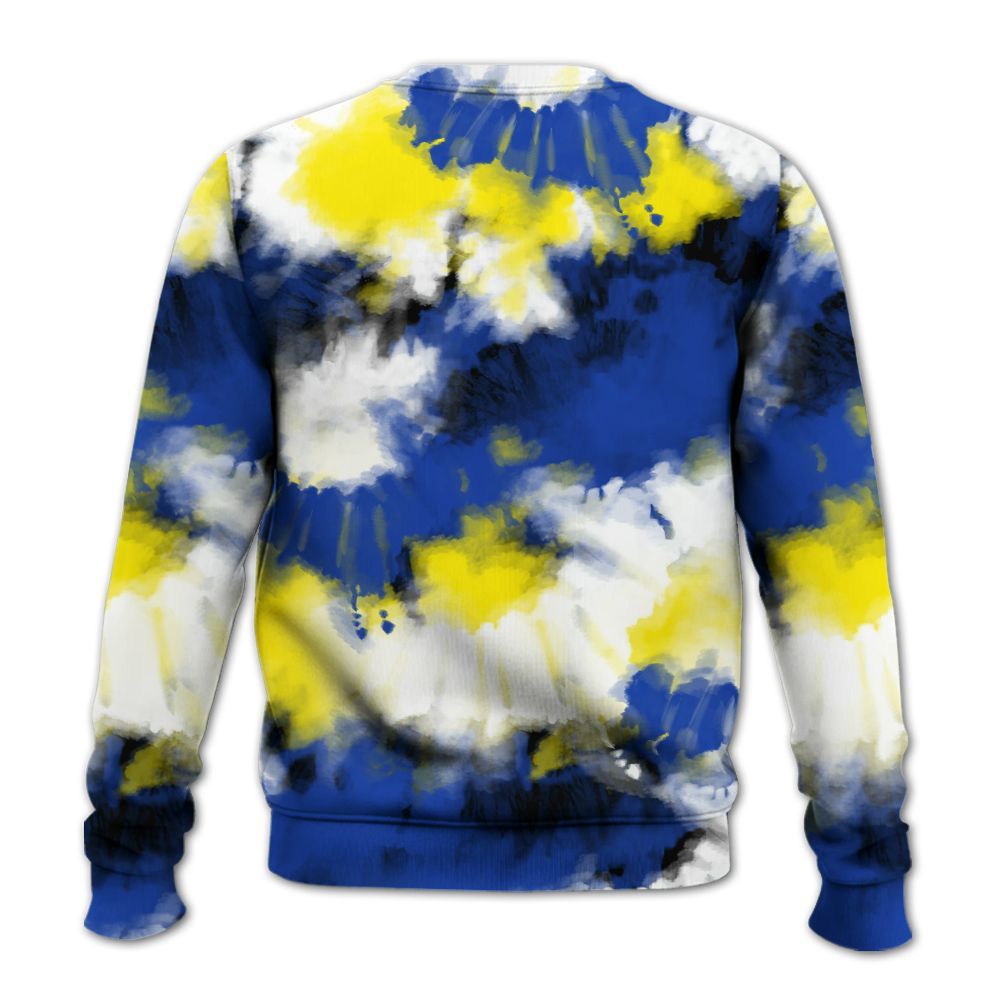 Sweatshirt To Match Laney 14s - Tie Dye FK Around Find Out All Over Print