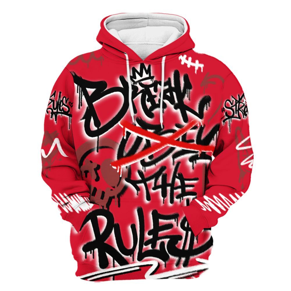 Hoodie To Match Air Max Sunder Gore Tex Fire Red - Break Rules Streetwear All Over Print