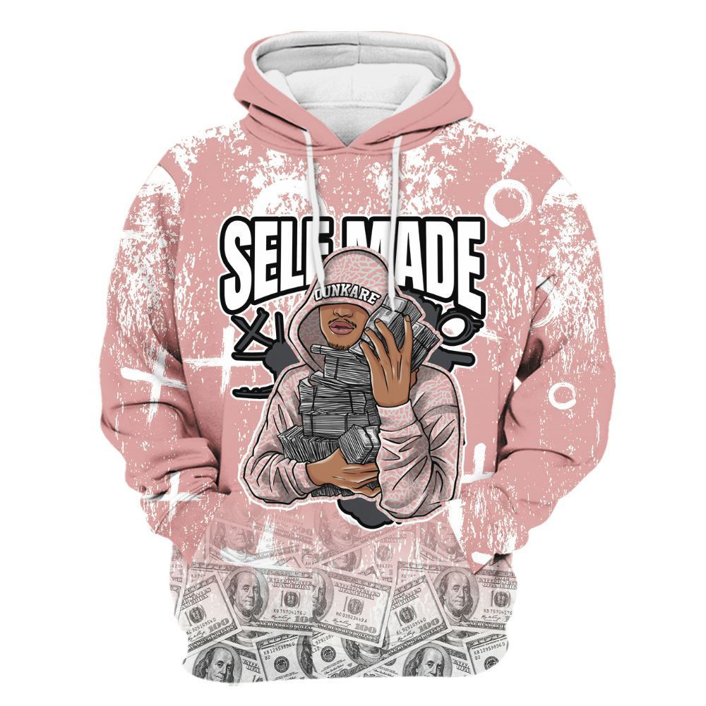 Hoodie To Match Red Stardust 3s - Selfmade Unique Drip All Over Print